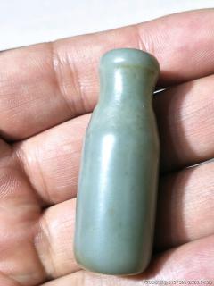 和田玉青玉烟嘴一个